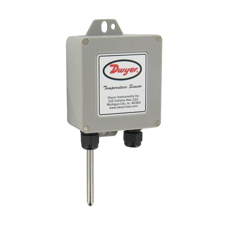 DWYER INSTRUMENTS Outside Air Temperature Sensor, Low Cost Temp Snsr O-45